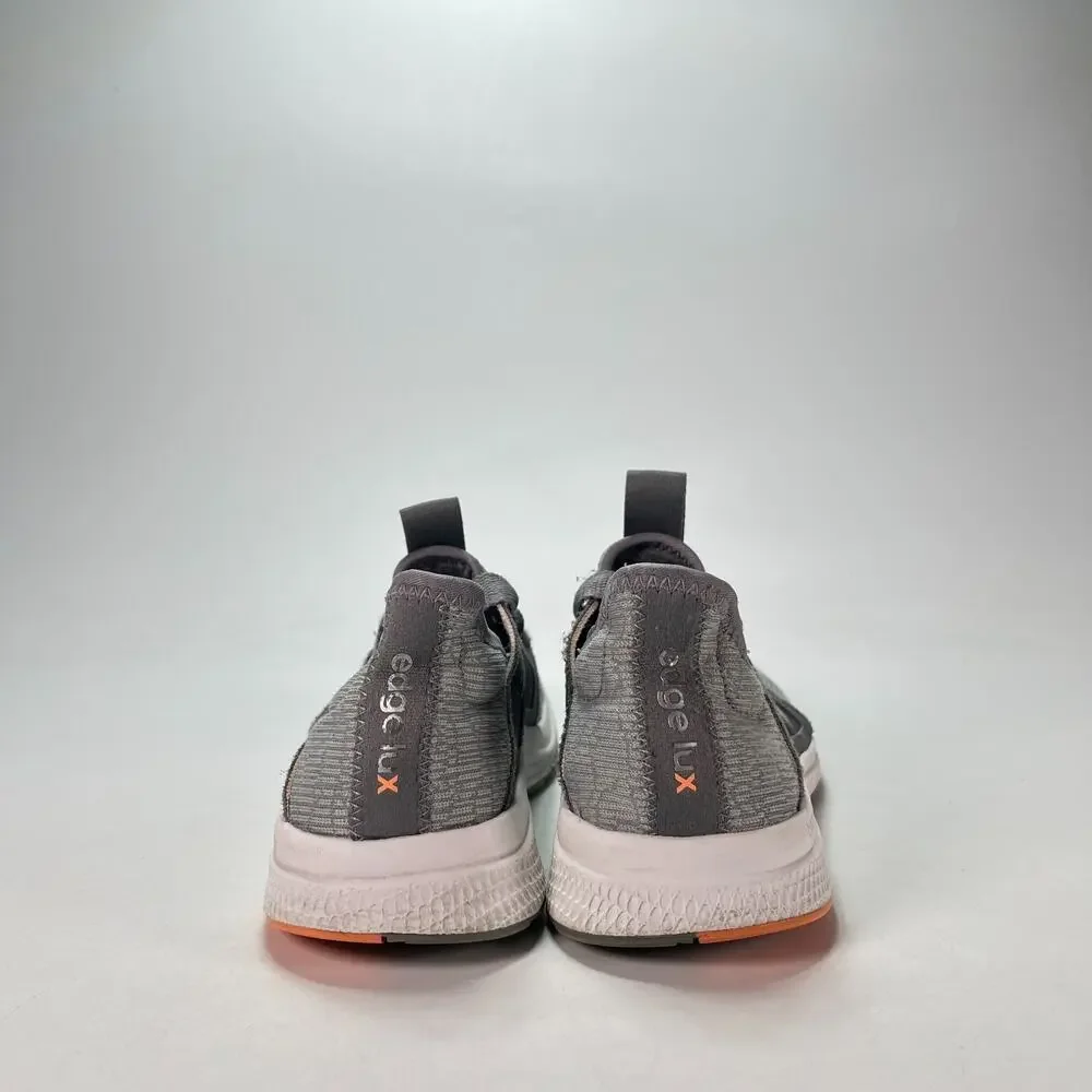 adidas Edge Lux Grey Crystal White Low Top Running Shoes BW1171 Women's Size 7.5